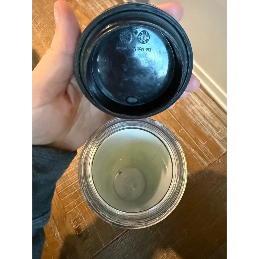 Starbucks 2011 Lime Green Mosaic Double Wall Travel‎ Tumbler 16oz Insulated Cup